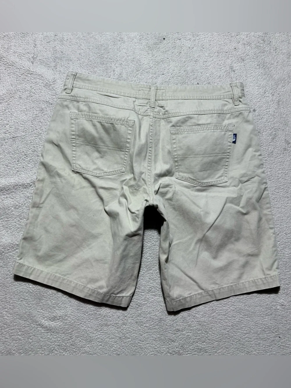 The North Face Shorts Mens 34 Beige Mid Rise Outdoor Cotton Summer Meas 34x10.5